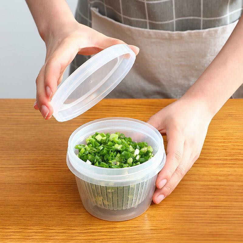 ☘☘ Hộp nhựa đựng thực phẩm hai lớp tiện ích Nakaya Nhật Bản