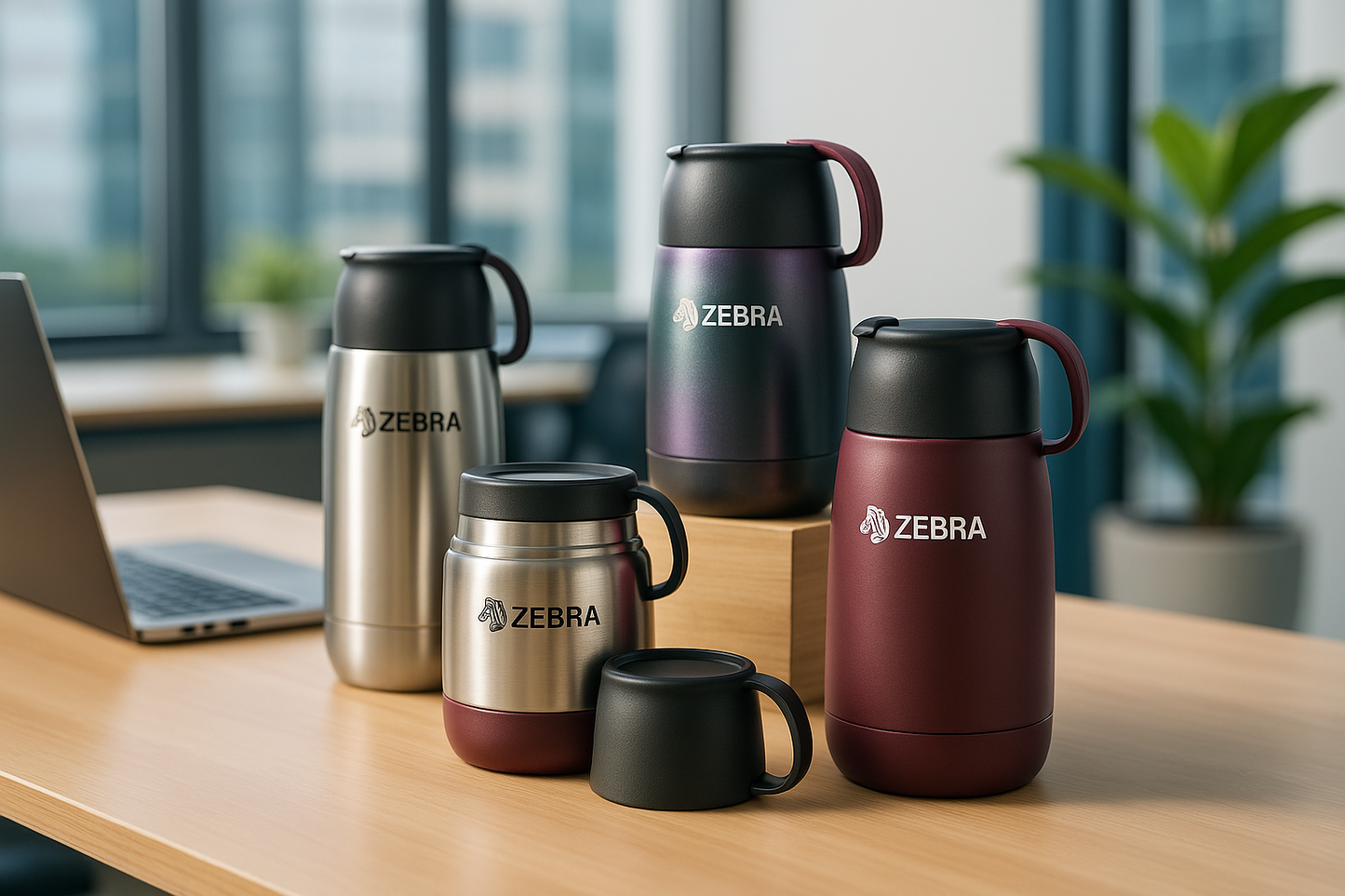 a3. Camen - bình giữ nhiệt Zebra 450ml