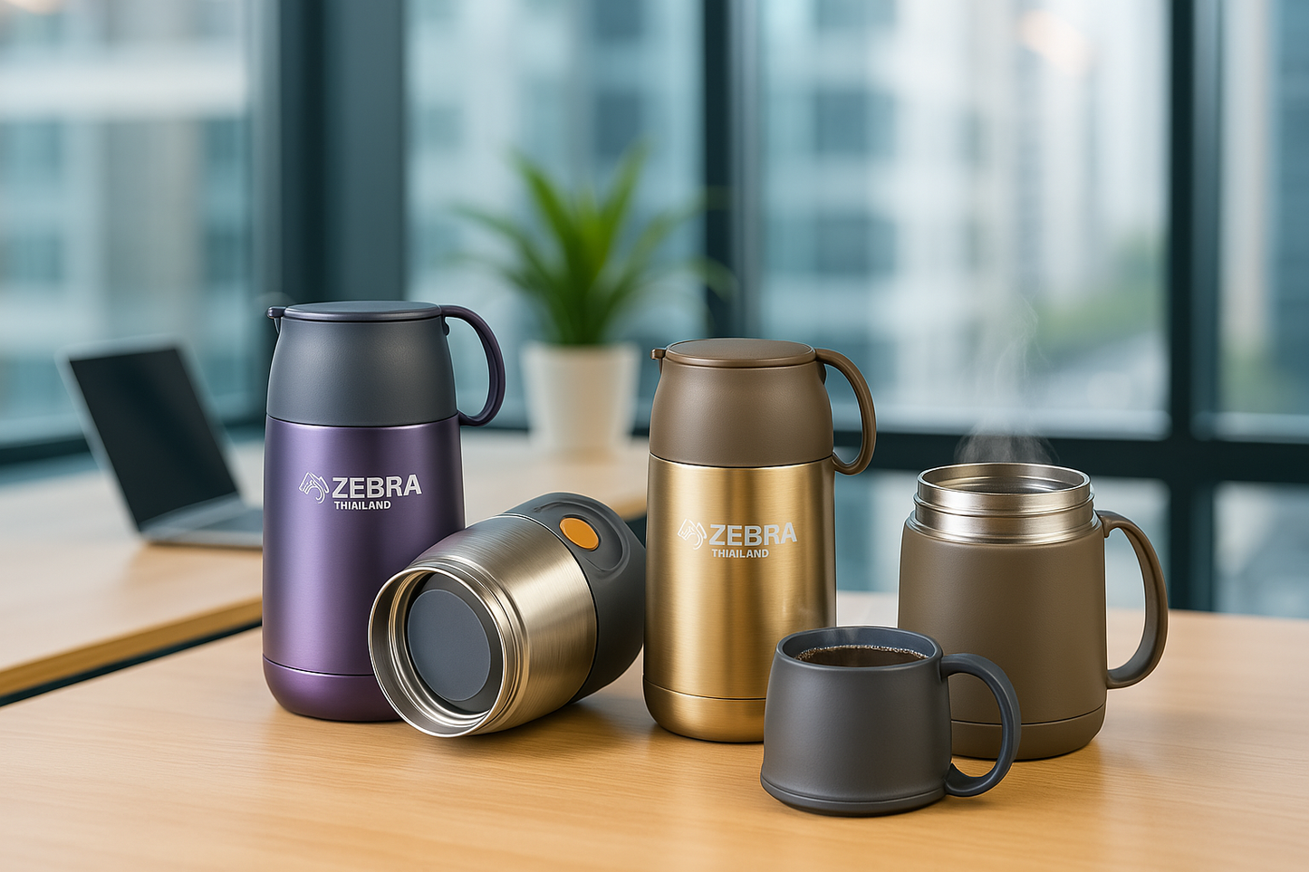 a3. Camen - bình giữ nhiệt Zebra 450ml