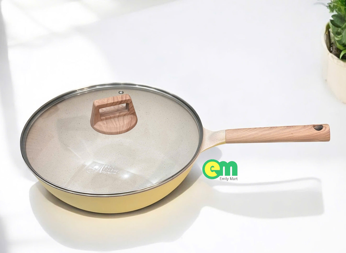 Chảo chống dính vân đá 30 cm - Zebra Thái Lan (sản phẩm mới)