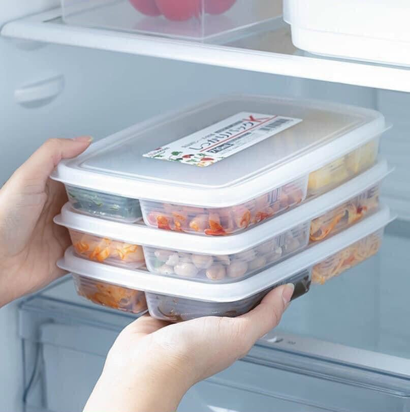 Hộp nhựa đựng thực phẩm chia ngăn Nhật Bản