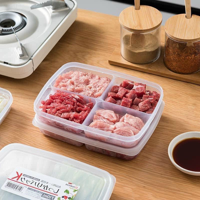 Hộp nhựa đựng thực phẩm chia ngăn Nhật Bản