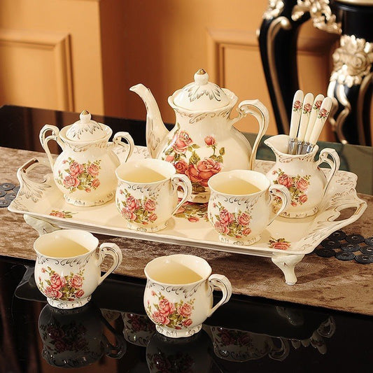 Bộ trà phong cách Bắc Âu cổ điển - Vintage decor