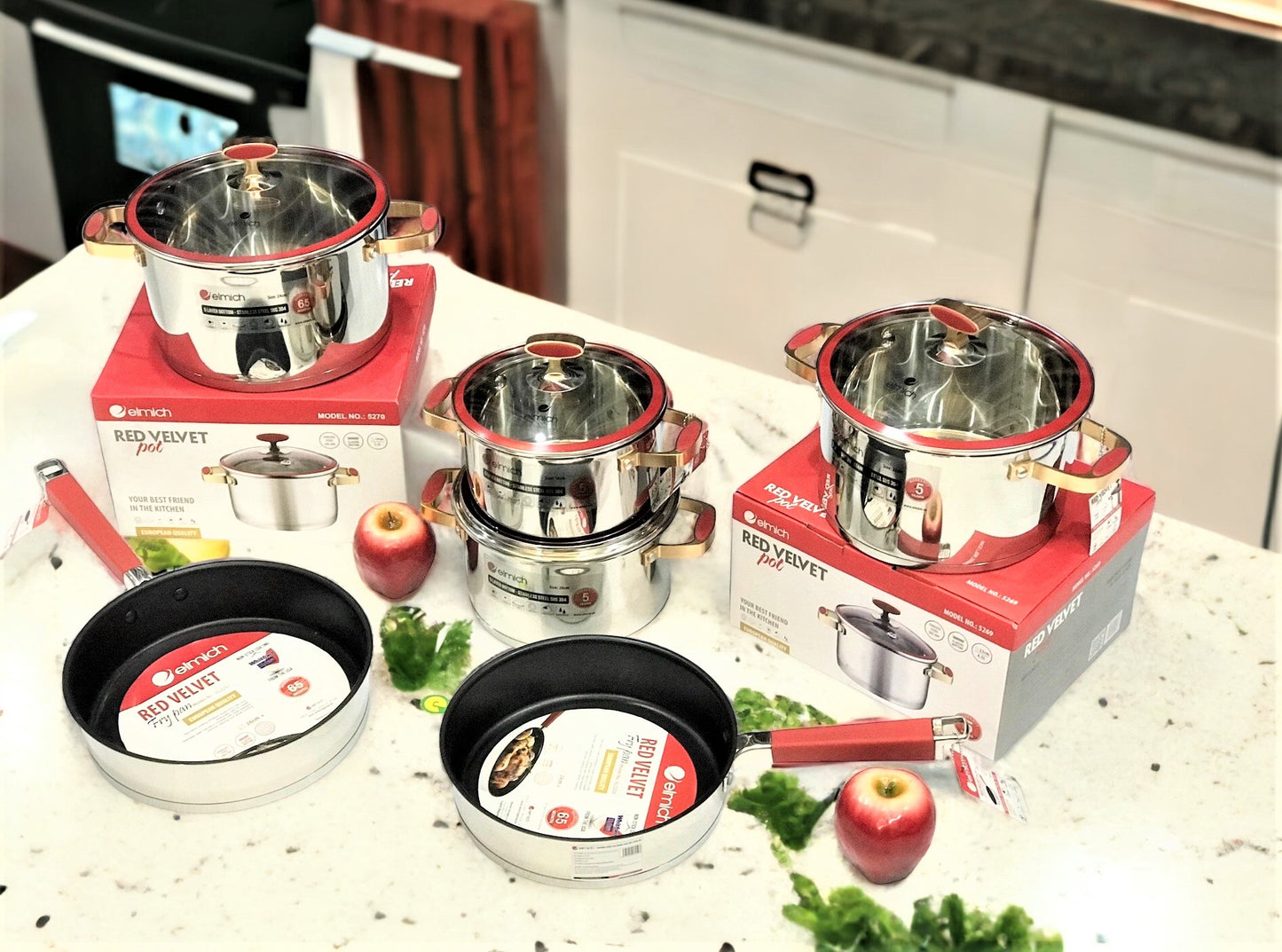 Nồi inox cao cấp Red Velvet siêu đẹp