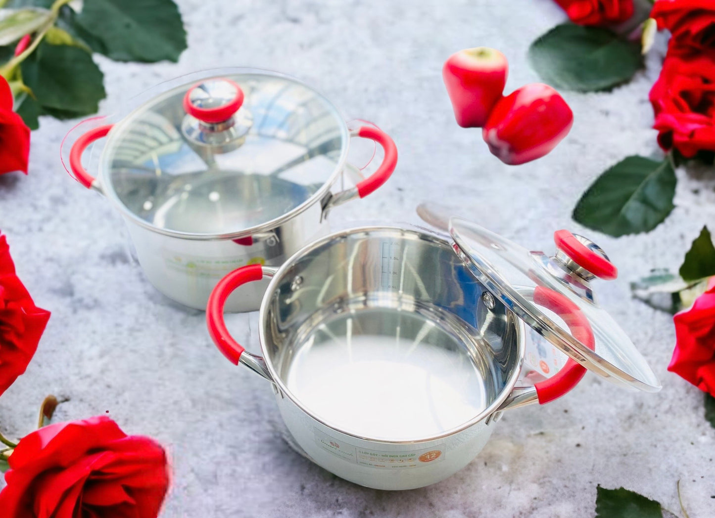 Nồi nấu ăn SmartCook quai đỏ