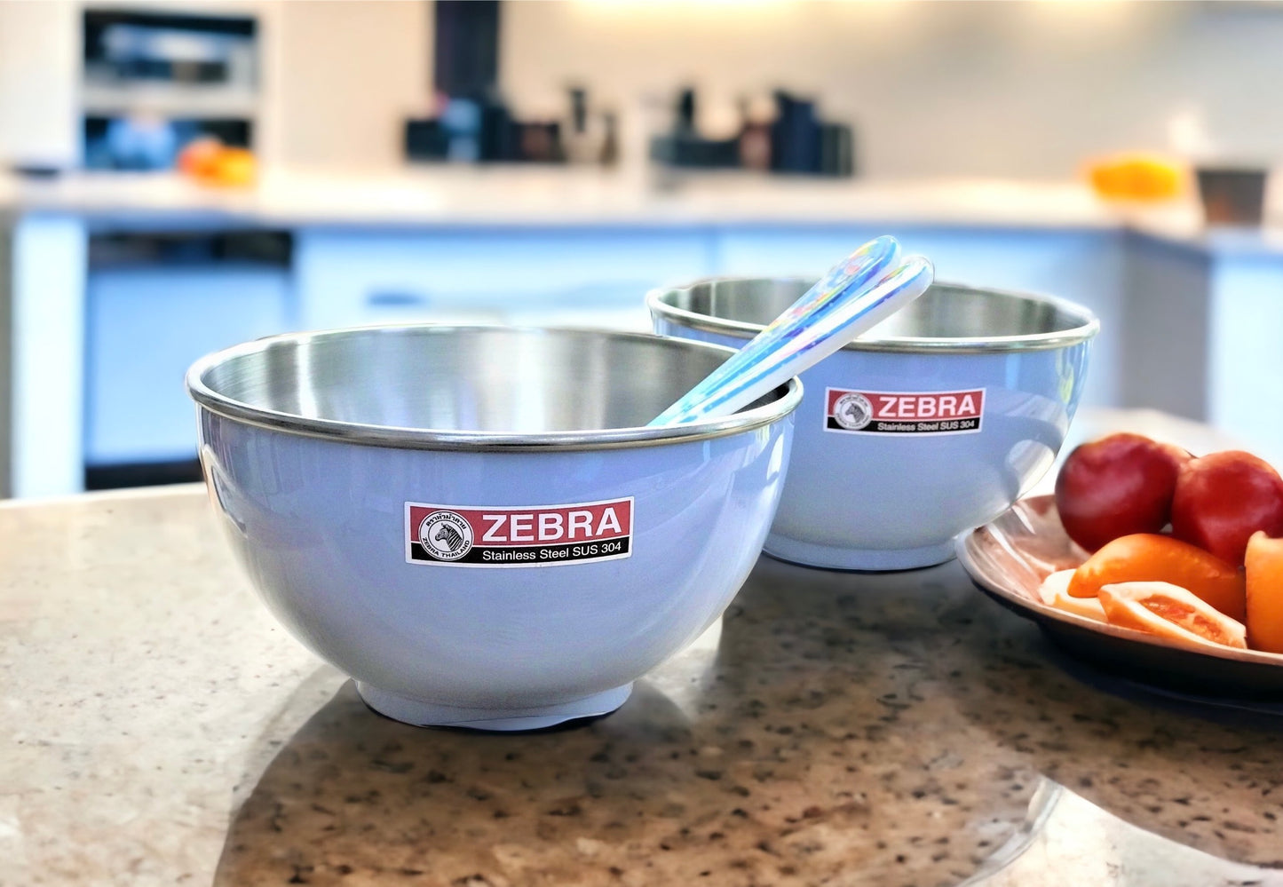 Chén inox và tô nhỡ cách nhiệt 02 lớp Zebra - ltx