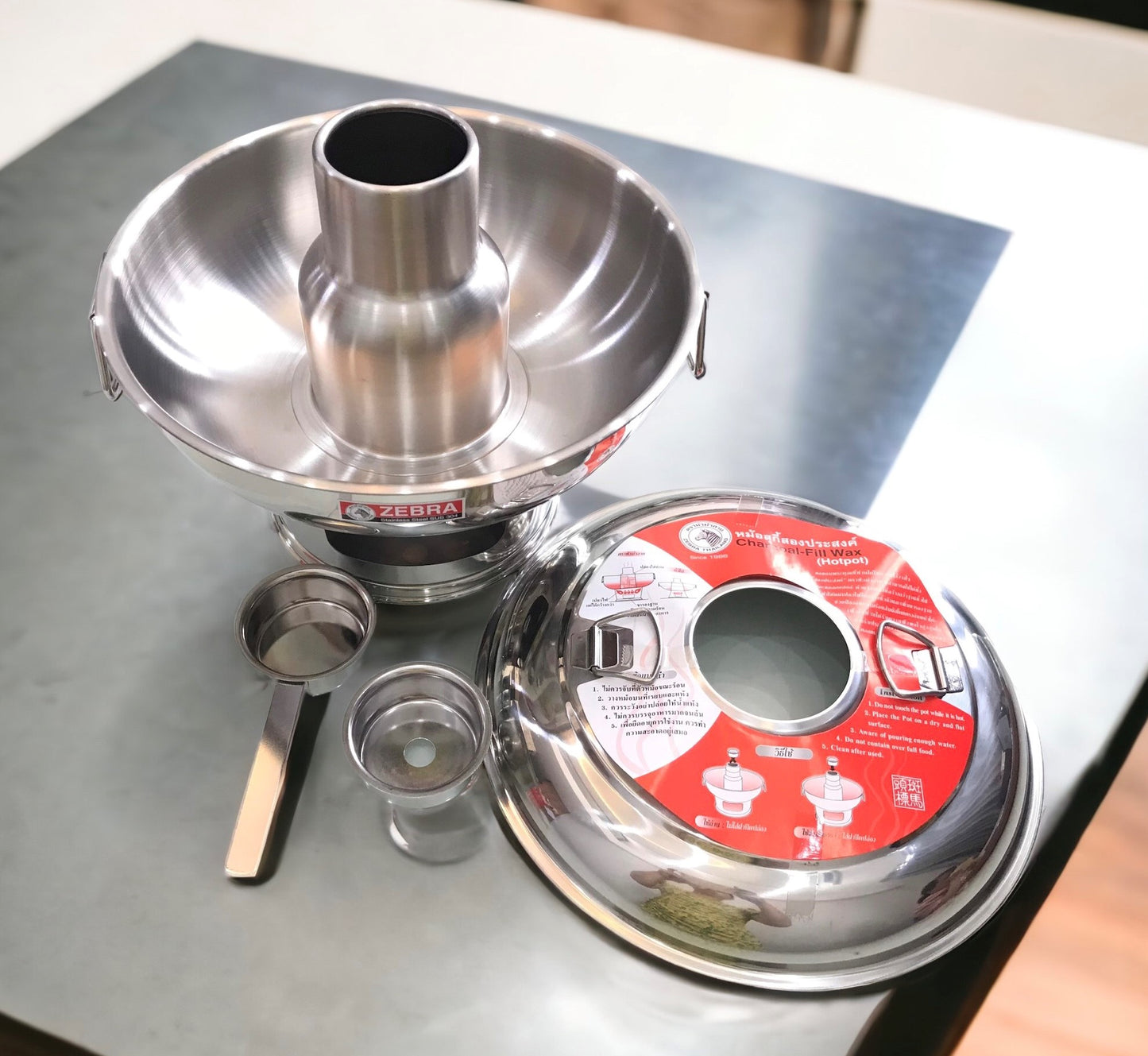 BẾP LẨU NẤU CỒN ZEBRA THÁI LAN 24 cm 🇹🇭🇹🇭 - NỒI LẨU - CHẢO