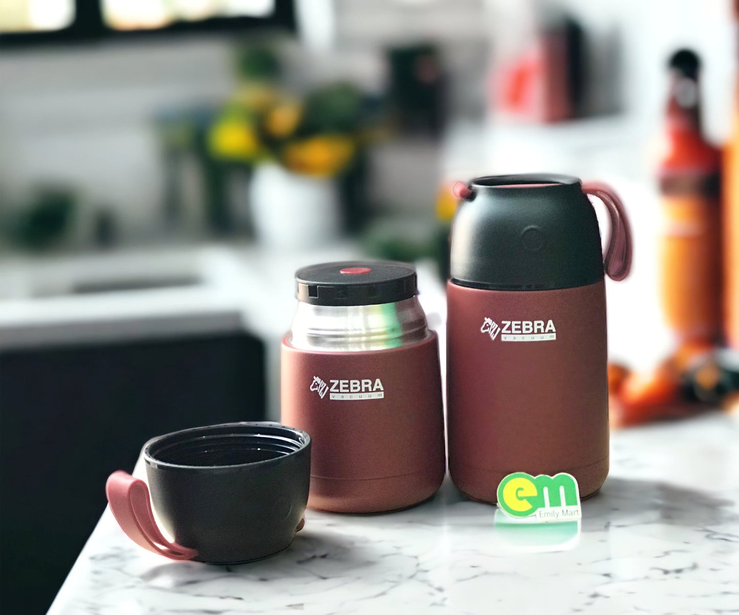 Camen - hộp giữ nhiệt 1 ngăn Zebra Thái Lan