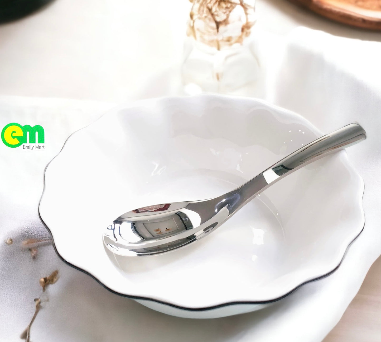 a. Muỗng inox con sò rất là xịn xò -ltx