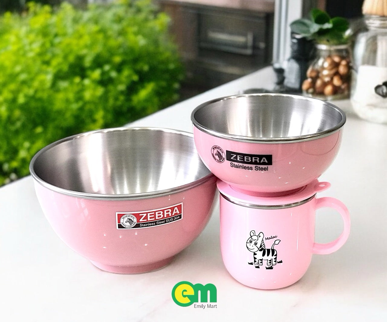 SET TÔ CHÉN LY CHO BÉ - MÀU HỒNG