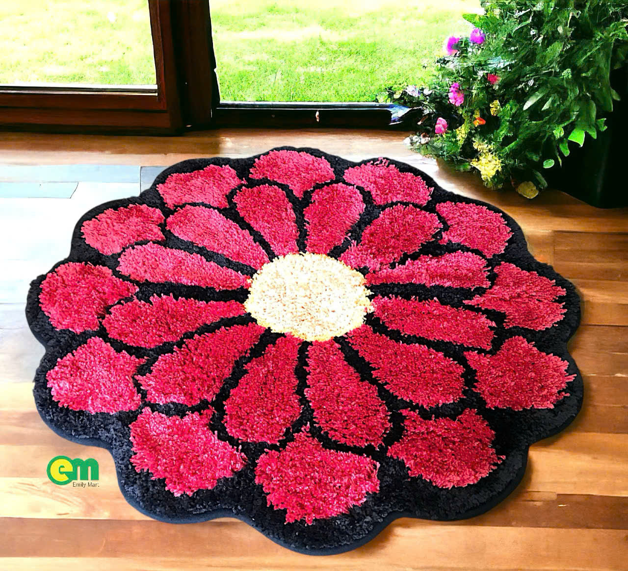 a. THẢM HOA MỀM MỊN 80CM