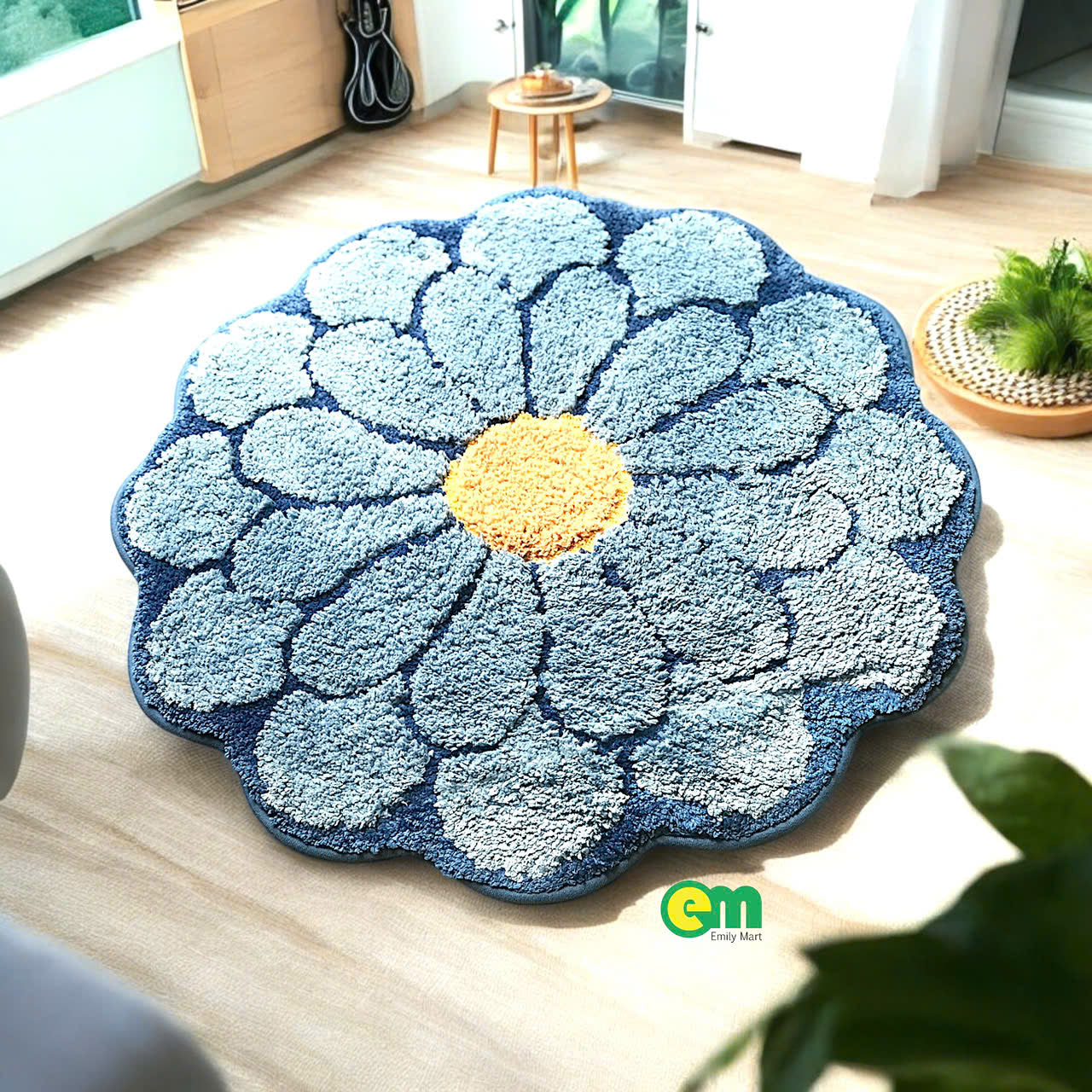 a. THẢM HOA MỀM MỊN 80CM