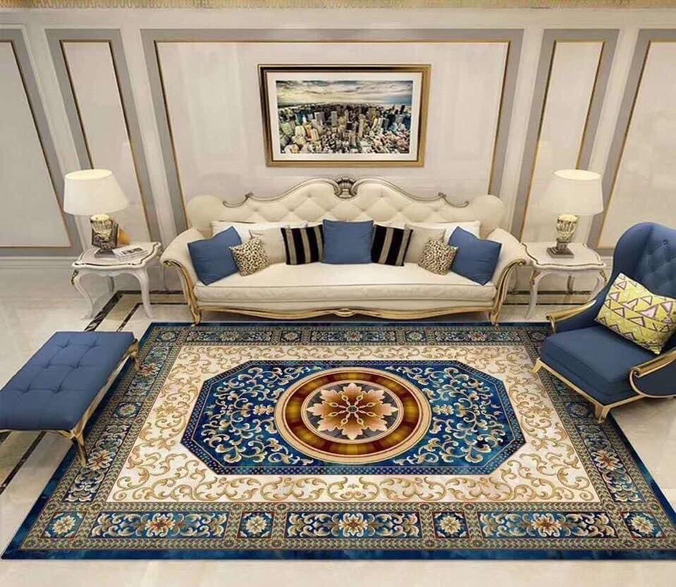 Thảm Indo hoa văn cổ điển - Decor - ltx