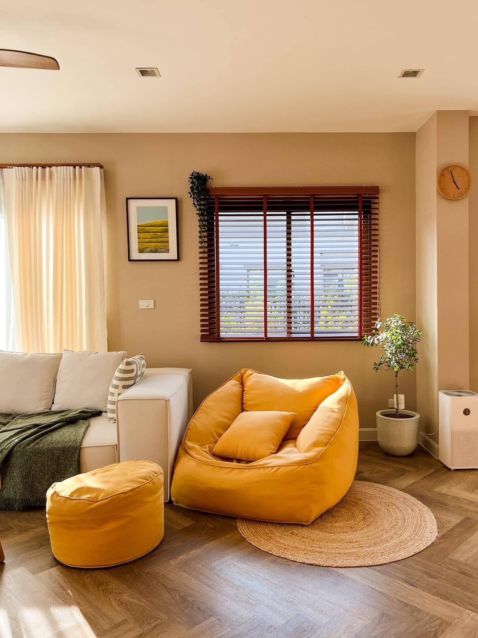 Ghế lười hạt xốp dáng sofa vuông hoặc sofa dài – Siêu thị Emily Mart - Tân Phú