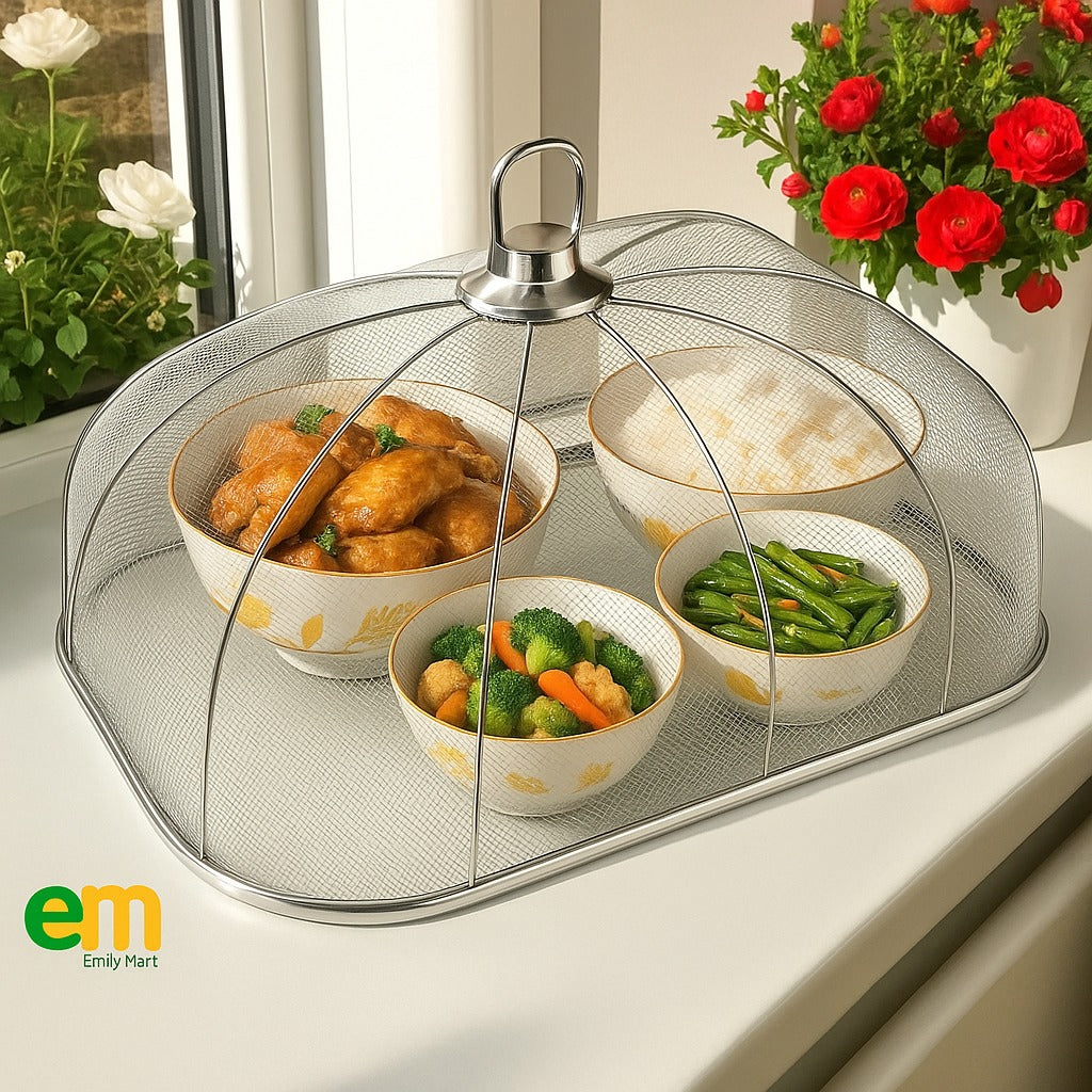 Lồng bàn inox tròn hoặc chữ nhật