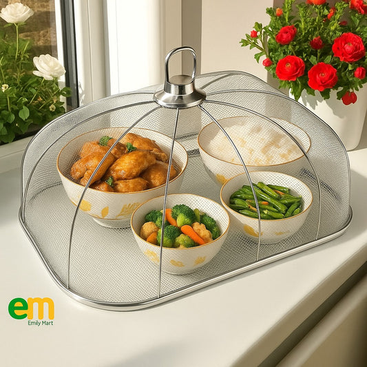 Lồng bàn inox tròn hoặc chữ nhật