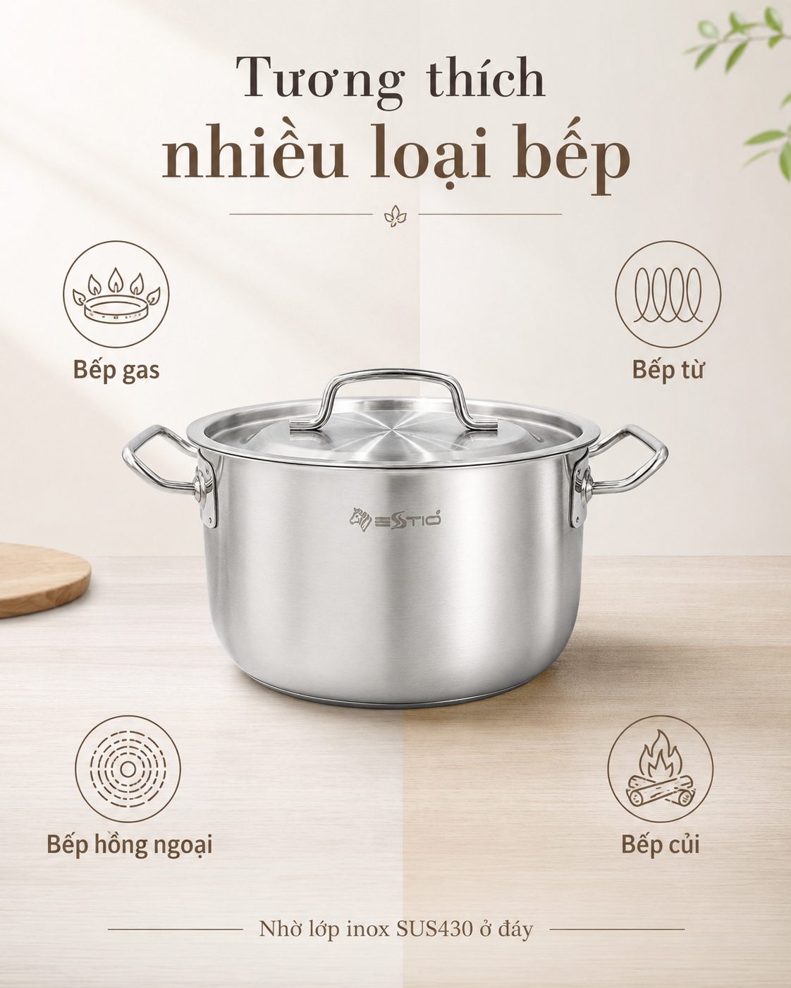 BỘ NỒI ZEBRA ESTIO CAO CẤP - ZEBRA THÁI LAN