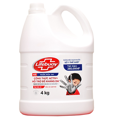 SỮA RỬA TAY LIFEBUOY CAN 4 KG