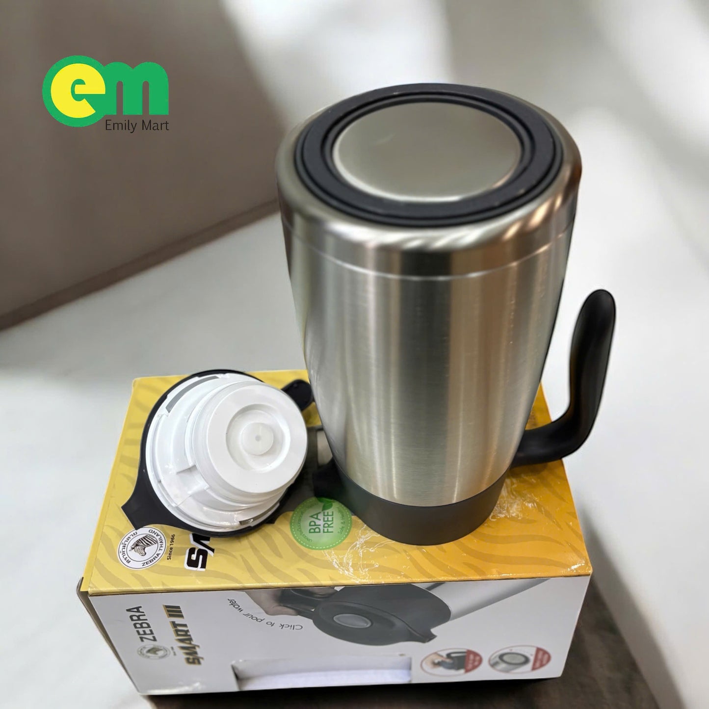 Bình giữ nhiệt có quai xách Smart III - ZEBRA THAILAND
