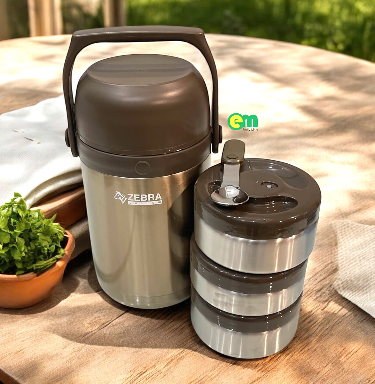 HỘP CƠM GIỮ NHIỆT ZEBRA THÁI LAN