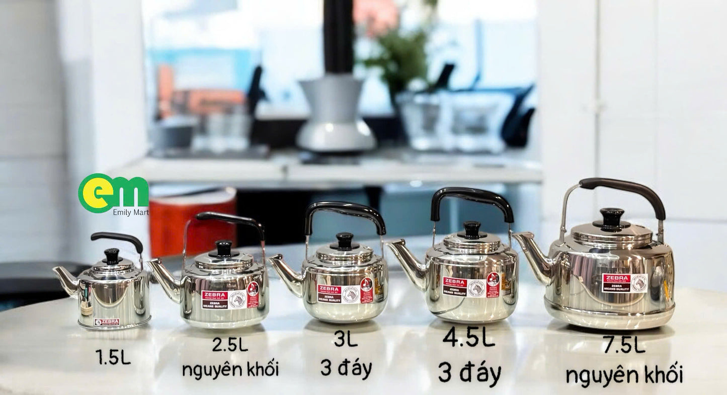 ẤM ĐUN NƯỚC ZEBRA THÁI LAN