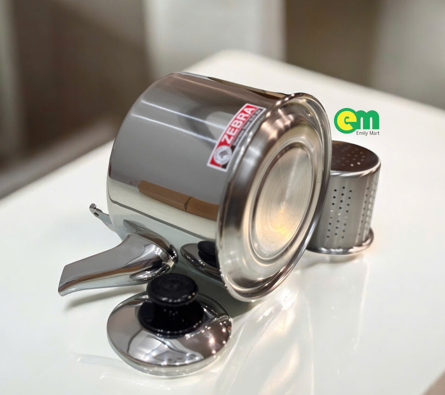 Ấm đun nước mini Zebra Thái Lan - CHỈ DÙNG TRÊN BẾP GAS