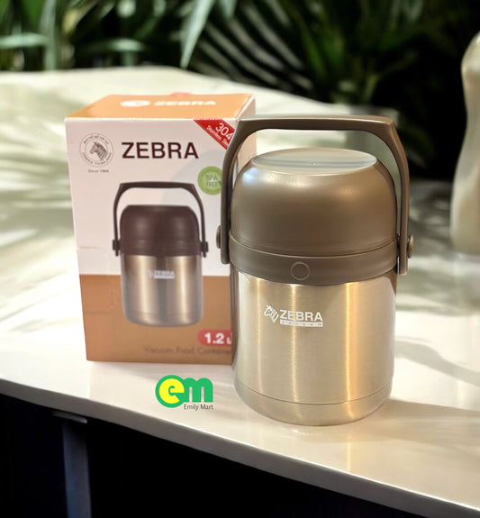 HỘP CƠM GIỮ NHIỆT 1.2L 2 NGĂN ZEBRA THÁI LAN