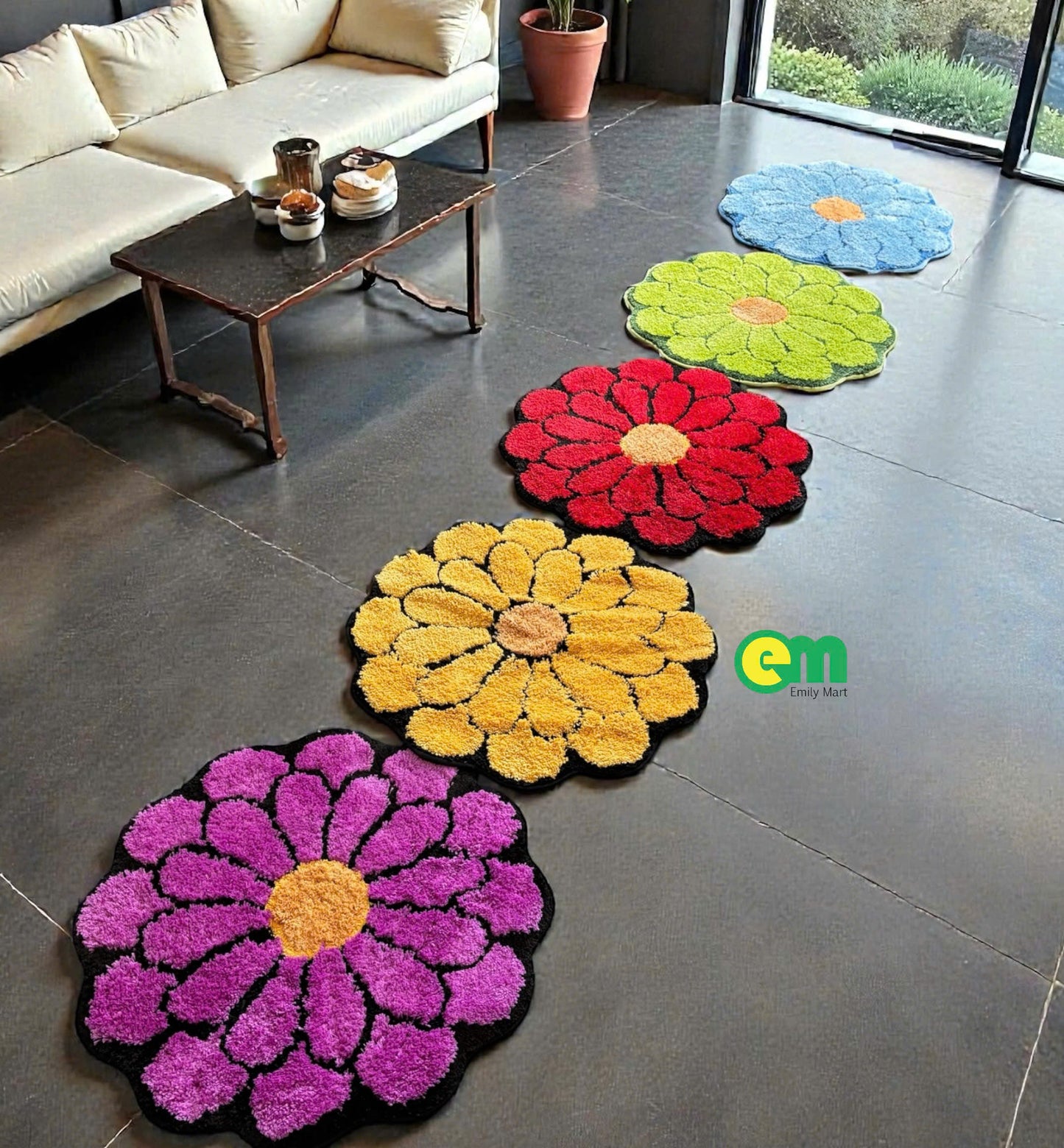 a. THẢM HOA MỀM MỊN 70CM VÀ 80CM