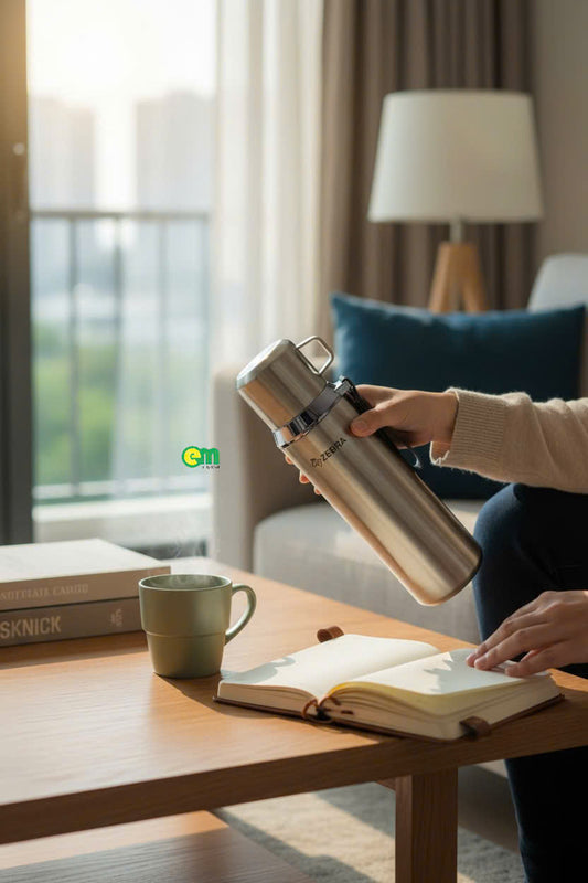 Bình giữ nhiệt Prima III Zebra 700ml có lọc trà