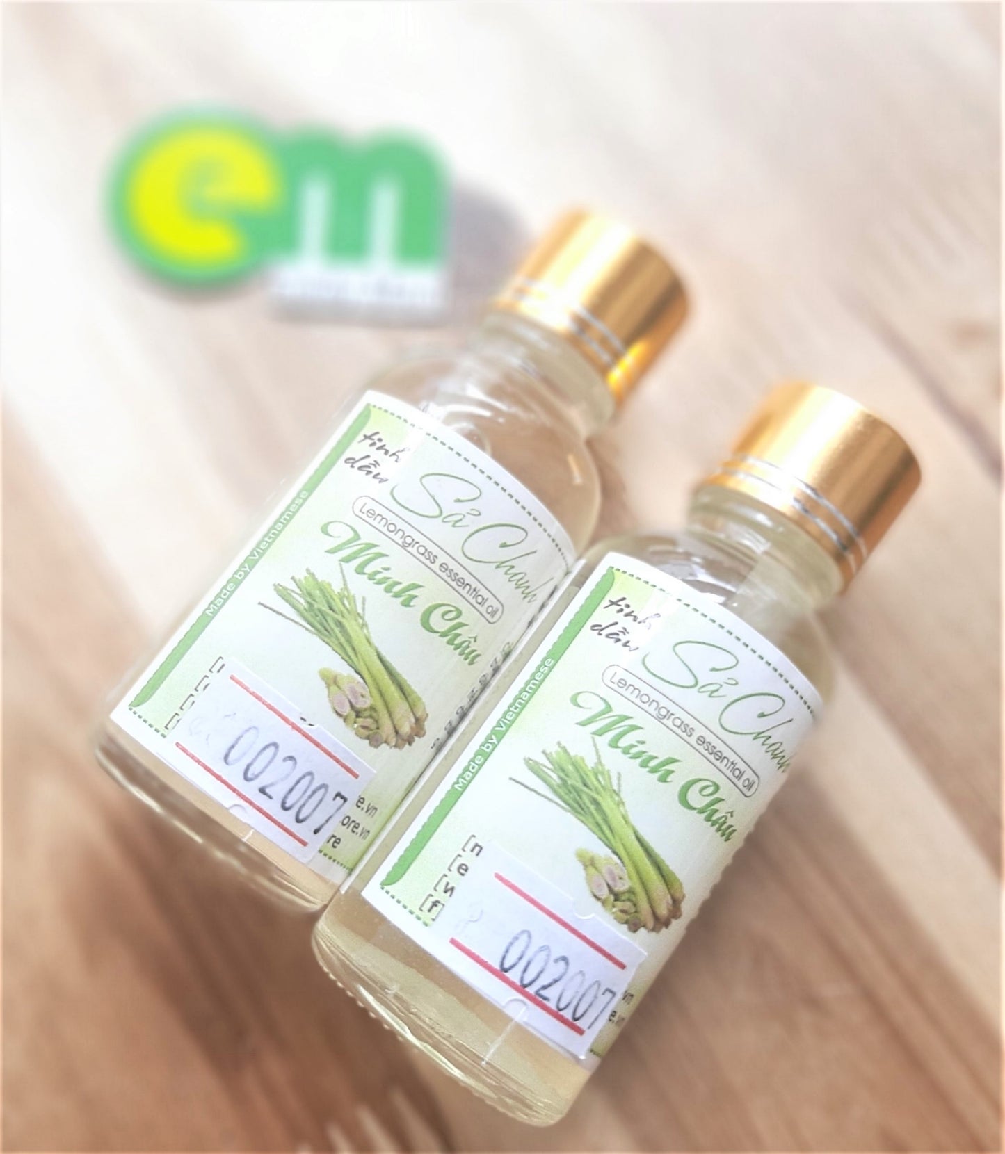 Tinh dầu sả chanh Minh Châu 30ml - tdnk - ltx