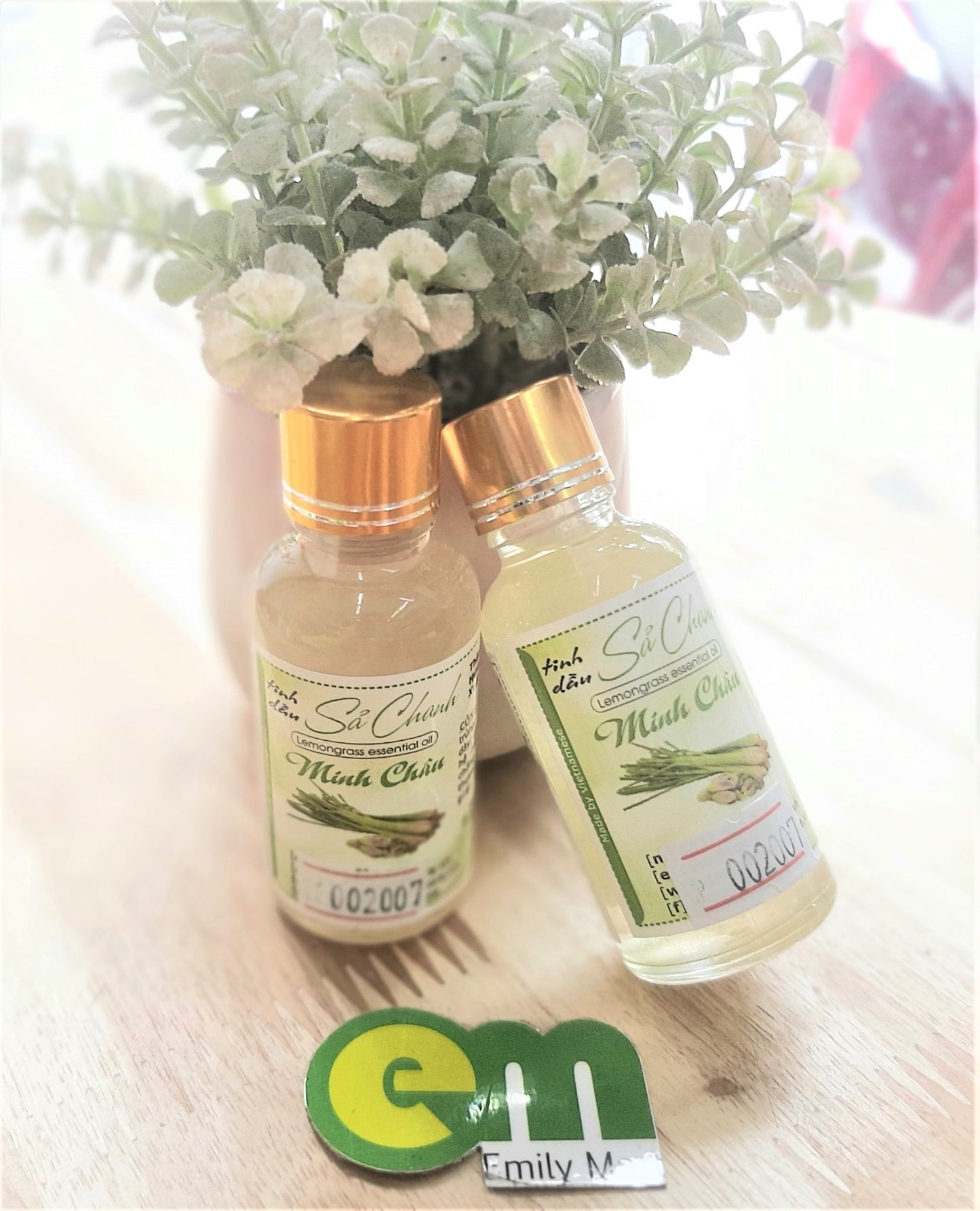 Tinh dầu sả chanh Minh Châu 30ml - tdnk - ltx