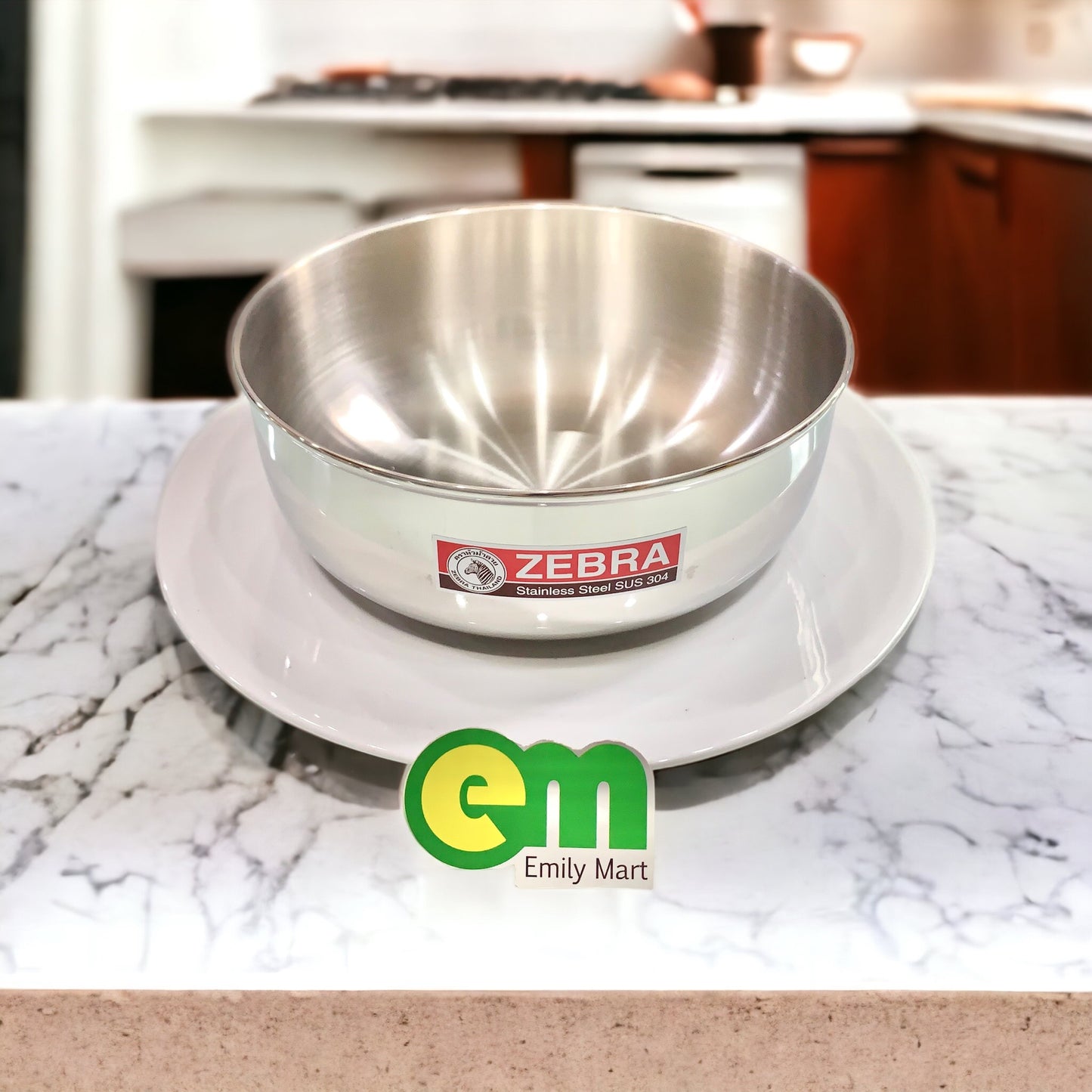 TÔ CHÉN INOX NGUYÊN KHỐI ZEBRA THÁI LAN