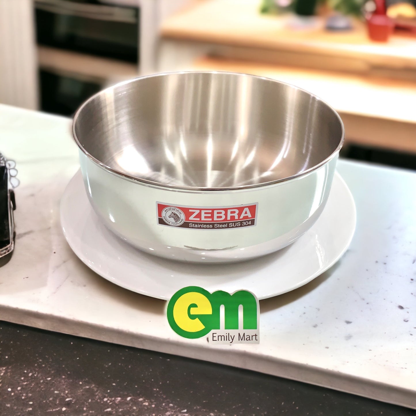 TÔ CHÉN INOX NGUYÊN KHỐI ZEBRA THÁI LAN