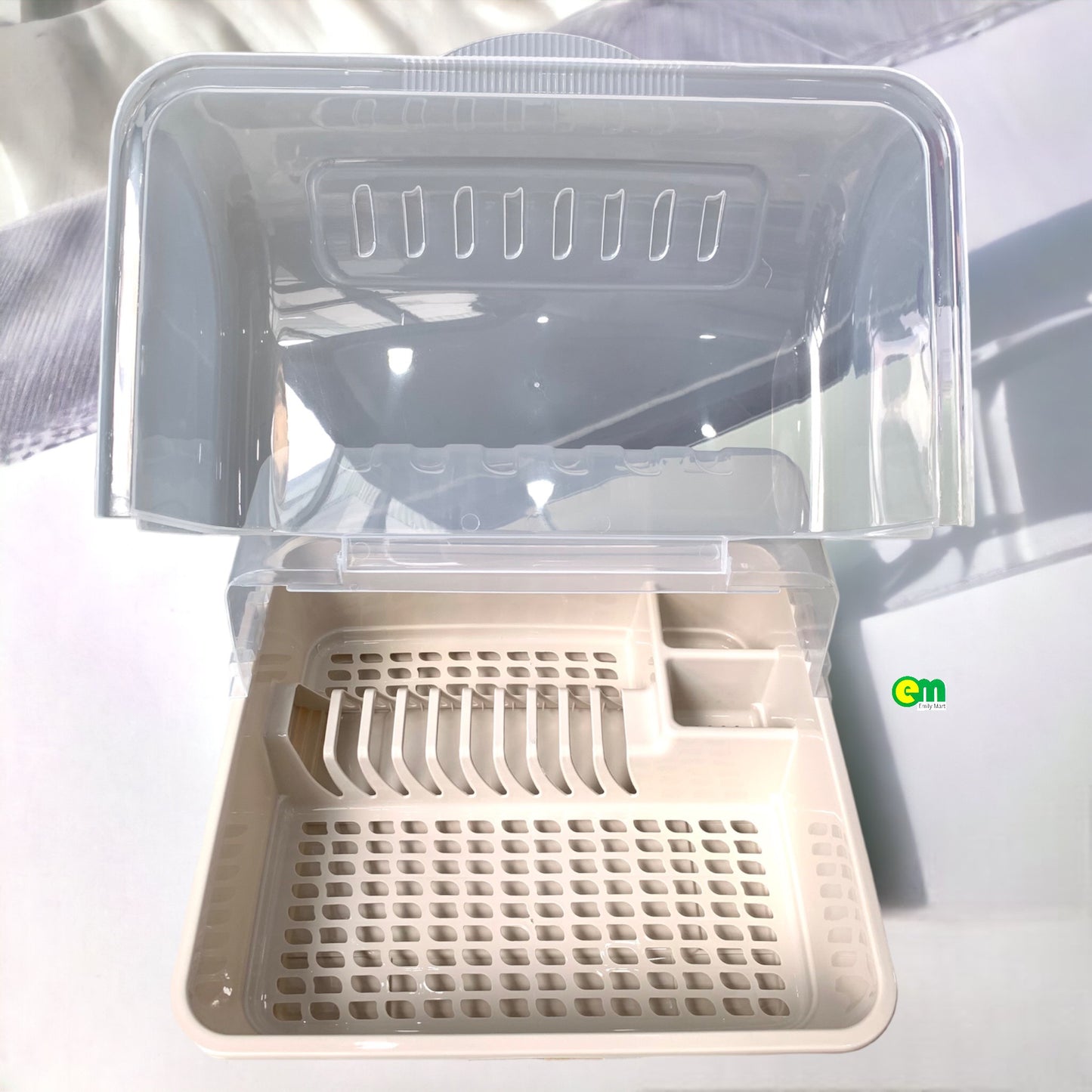 Kệ úp chén Thái Lan, có khay hứng nước