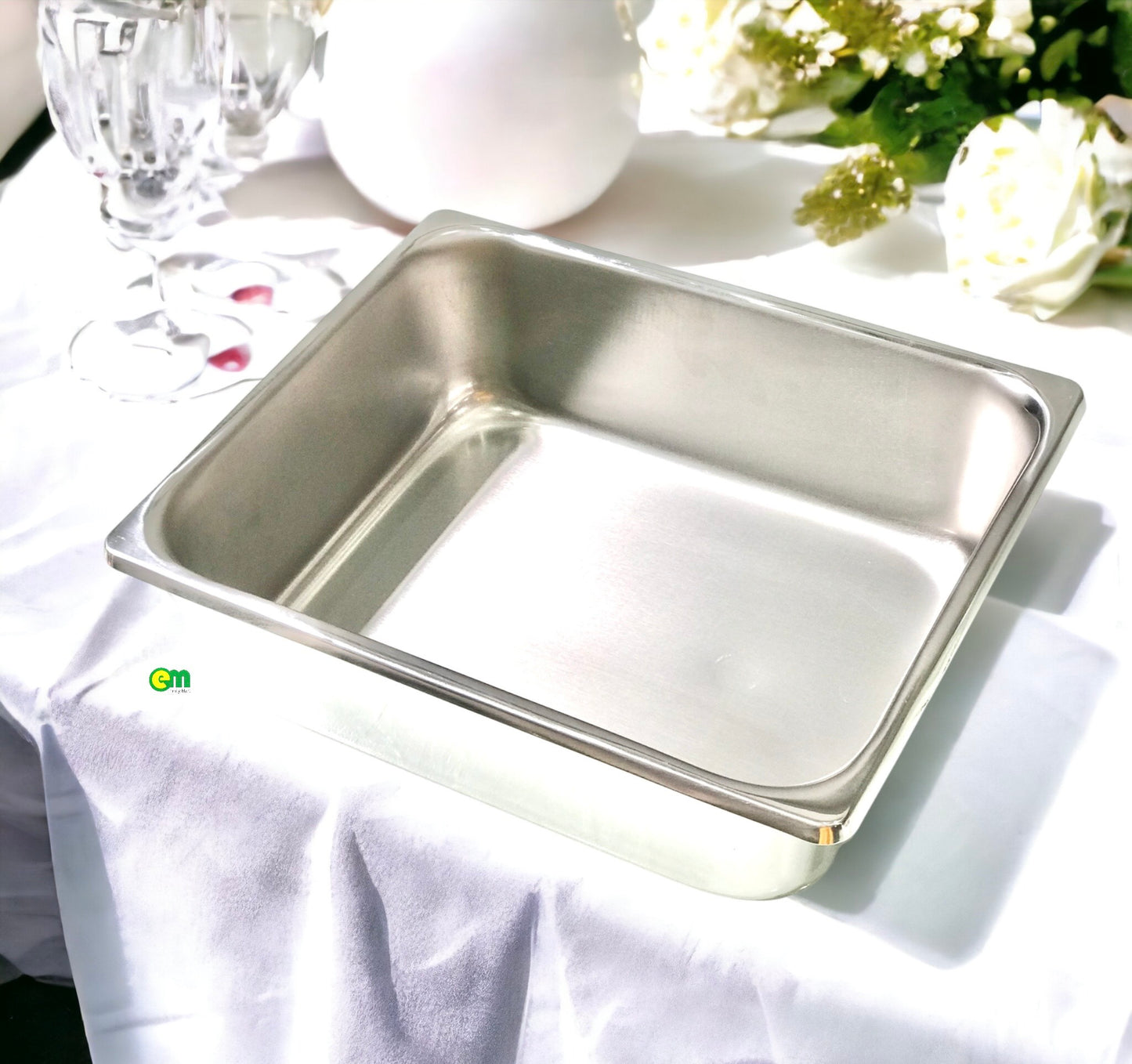 Khay inox chữ nhật Zebra Thái Lan - decor - ltx