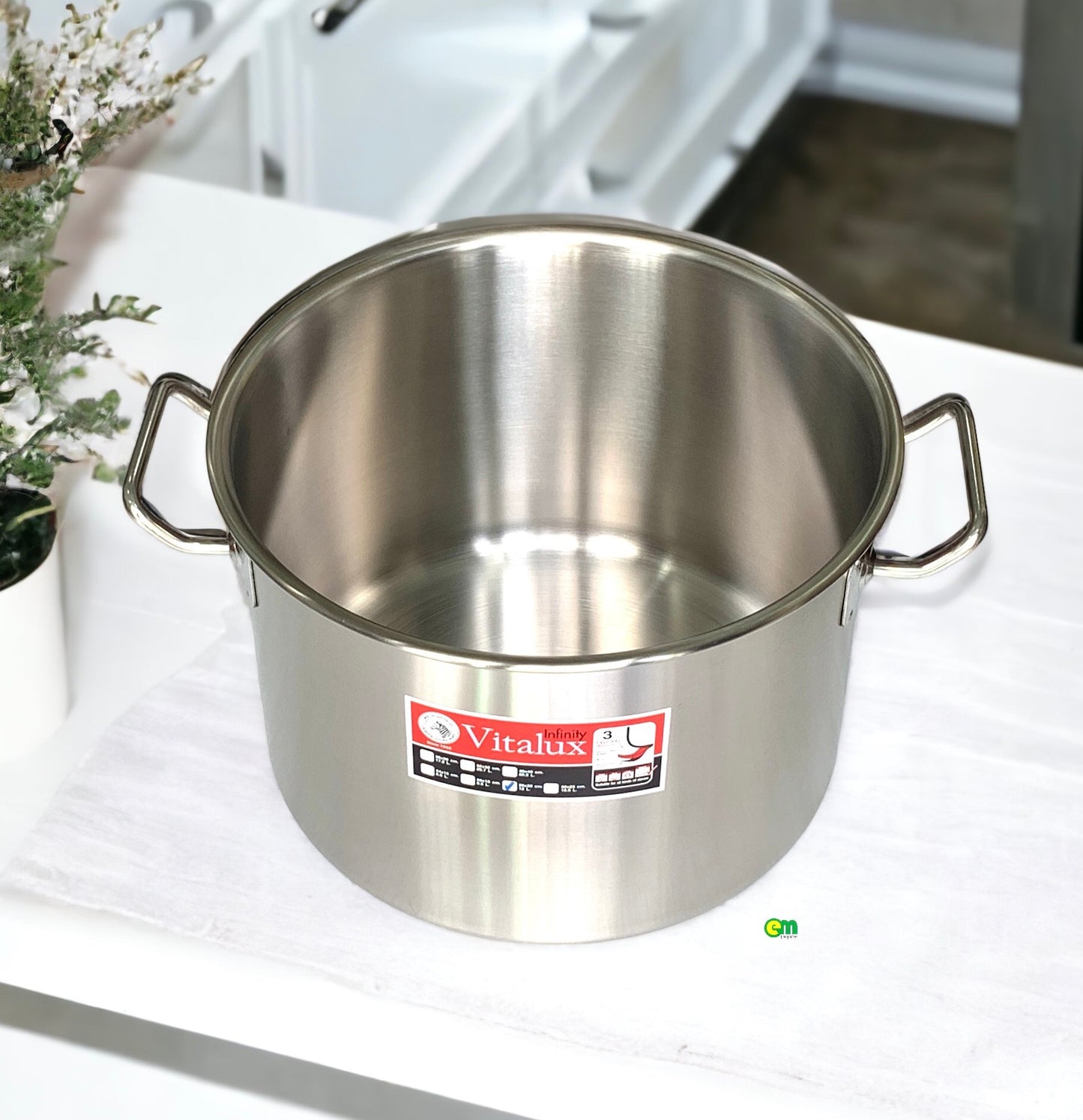 NỒI LUỘC GÀ ZEBRA THÁI LAN DÁNG THẤP 36 CM - 25 LÍT