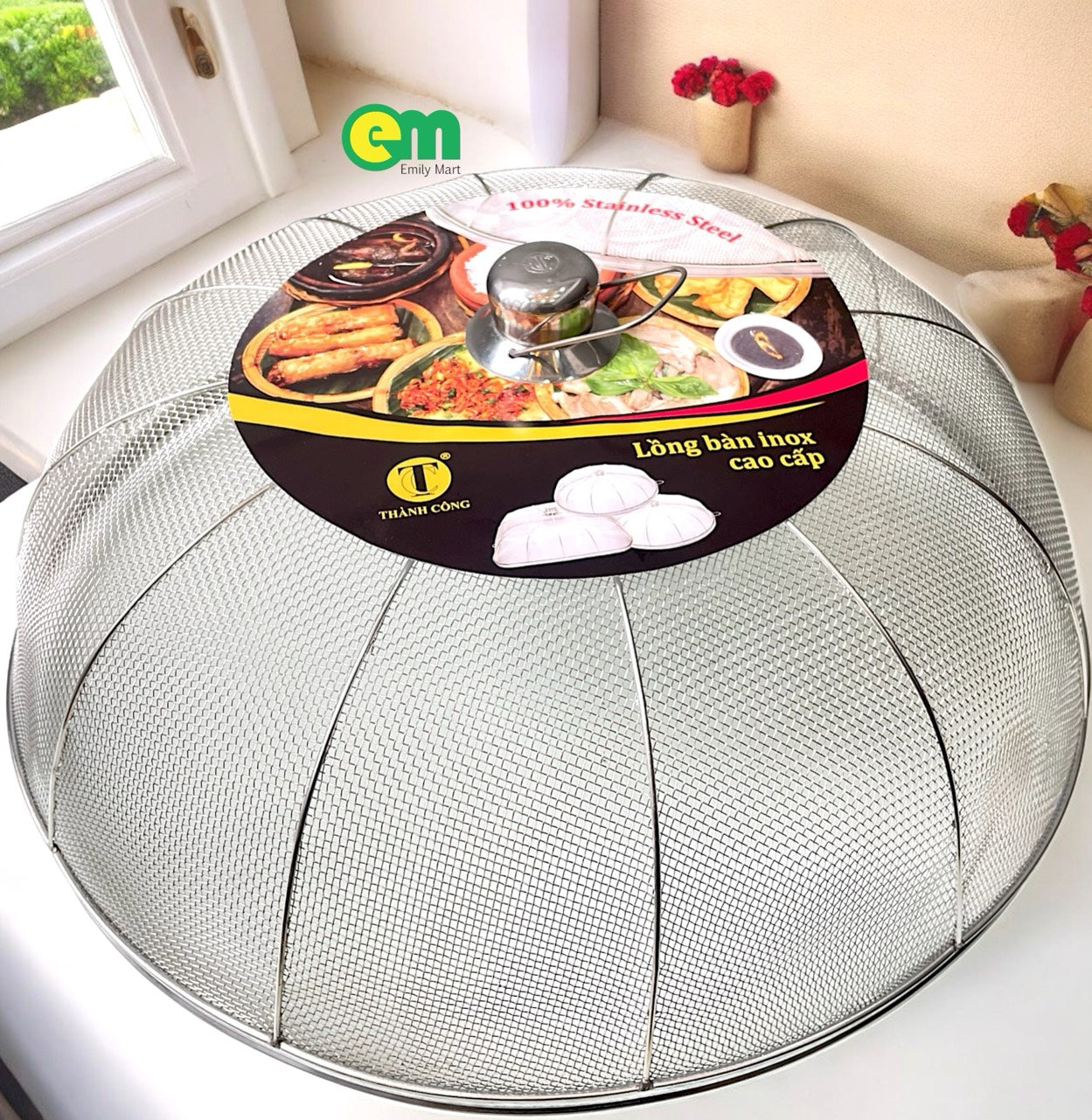 Lồng bàn inox tròn hoặc chữ nhật
