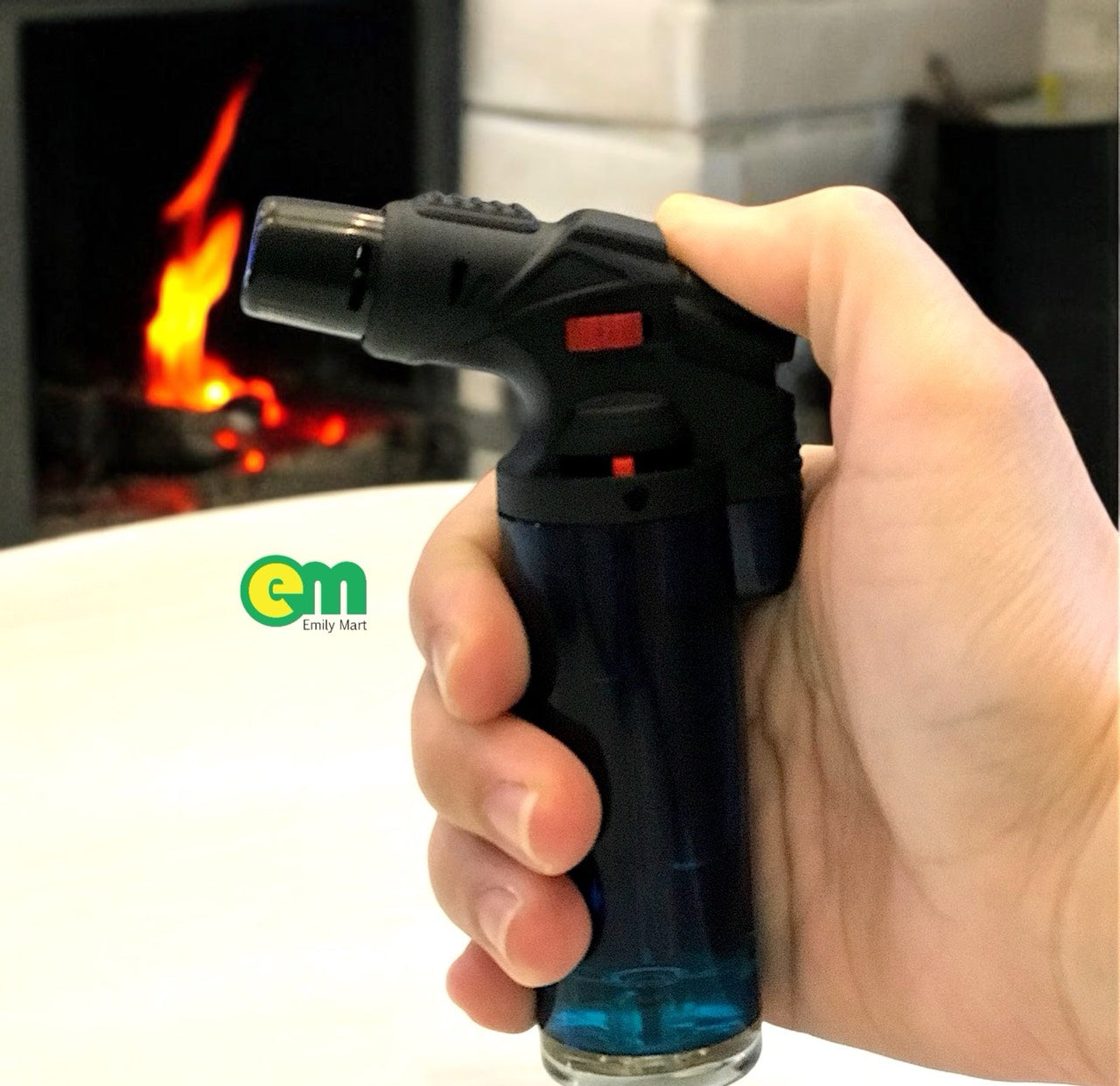 Bật lửa gas điện tử Touch Lighter tái nạp dễ dàng sử dụng