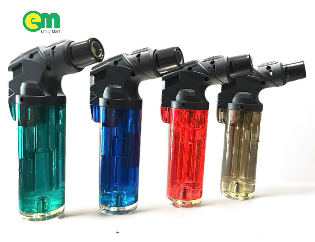 Bật lửa gas điện tử Touch Lighter tái nạp dễ dàng sử dụng