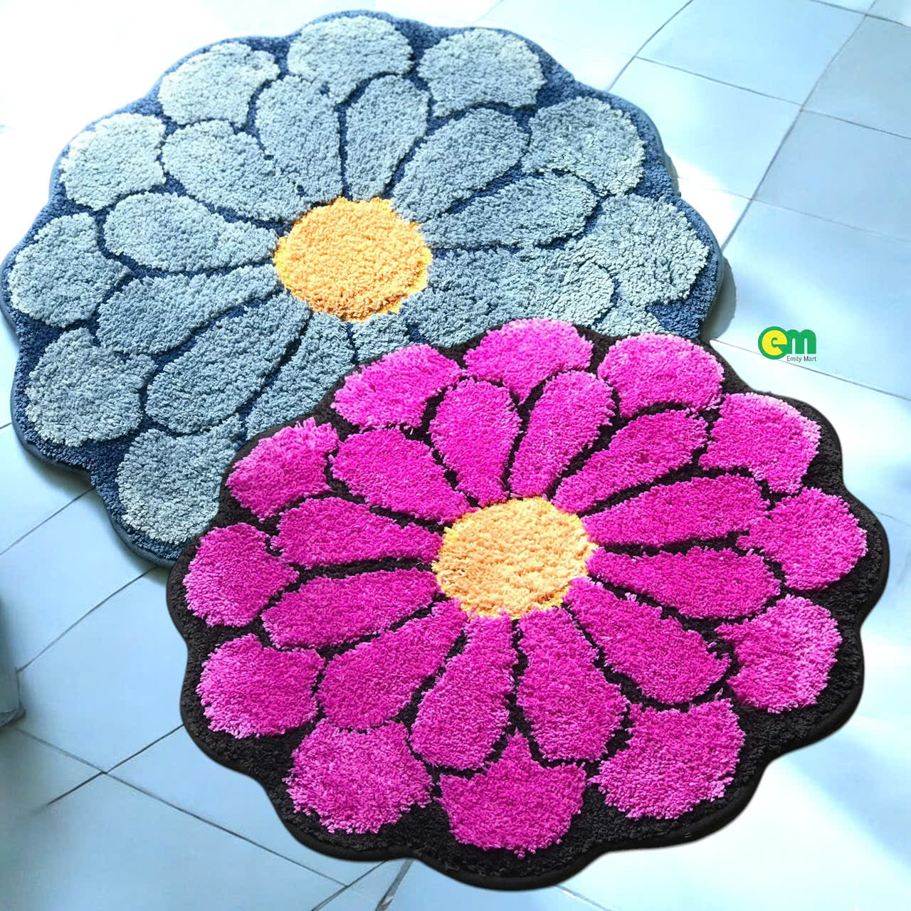 a. THẢM HOA MỀM MỊN 80CM