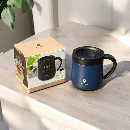 CỐC GIỮ NHIỆT CÓ NẮP TRƯỢT COCO CAFÉ KAKUSEE